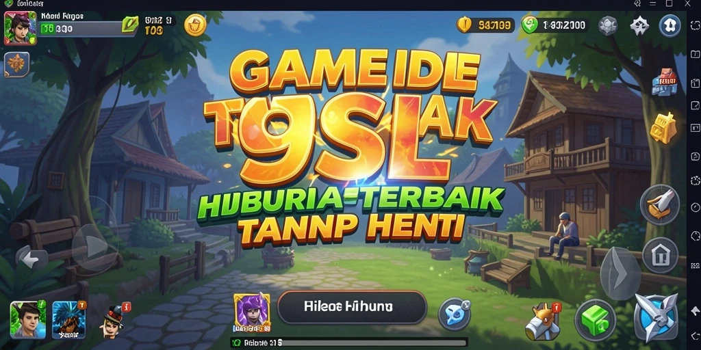 Screenshot gameplay dari 9SL yang menunjukkan elemen Idle.
