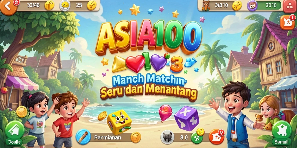 Gameplay menantang dan seru dari ASIA100.
