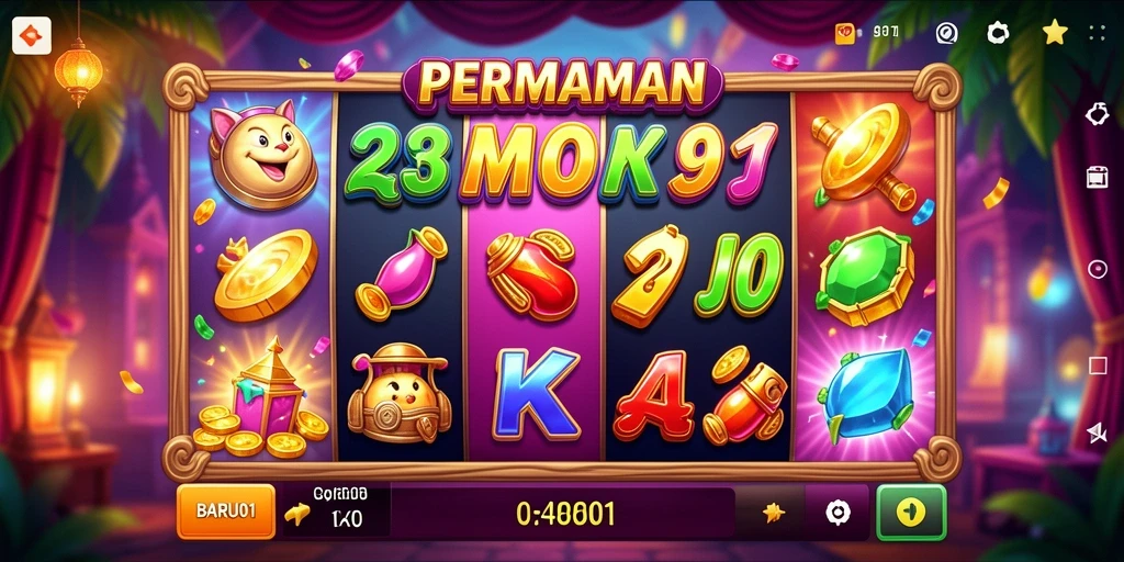 Tampilan menarik dari gameplay Slot BARU01 yang penuh warna.