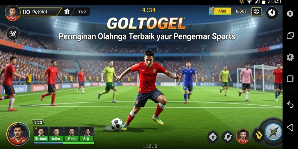 Tampilan gameplay GOLTOGEL yang menantang dan seru.