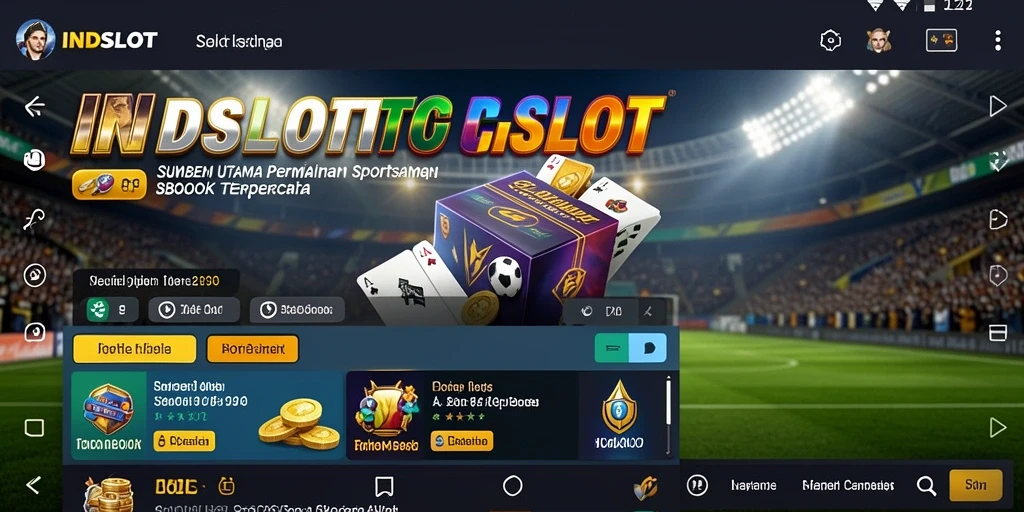 Tampilan menawan dari gameplay Sportsbook INDSLOT.