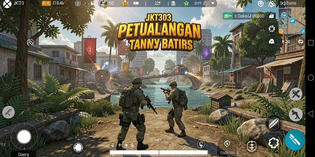 Tampilan gameplay Open World yang mengesankan dalam JKT303.