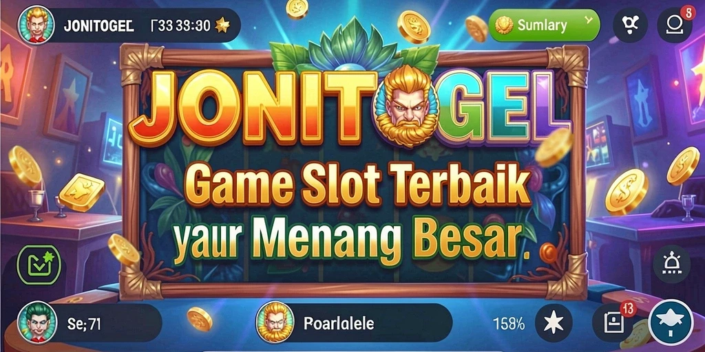 Tampilan gameplay seru di JONITOGEL dengan beragam fitur menarik.
