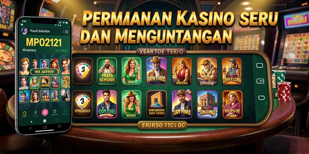Tampilan menarik dari gameplay Kasino di MPO2121.
