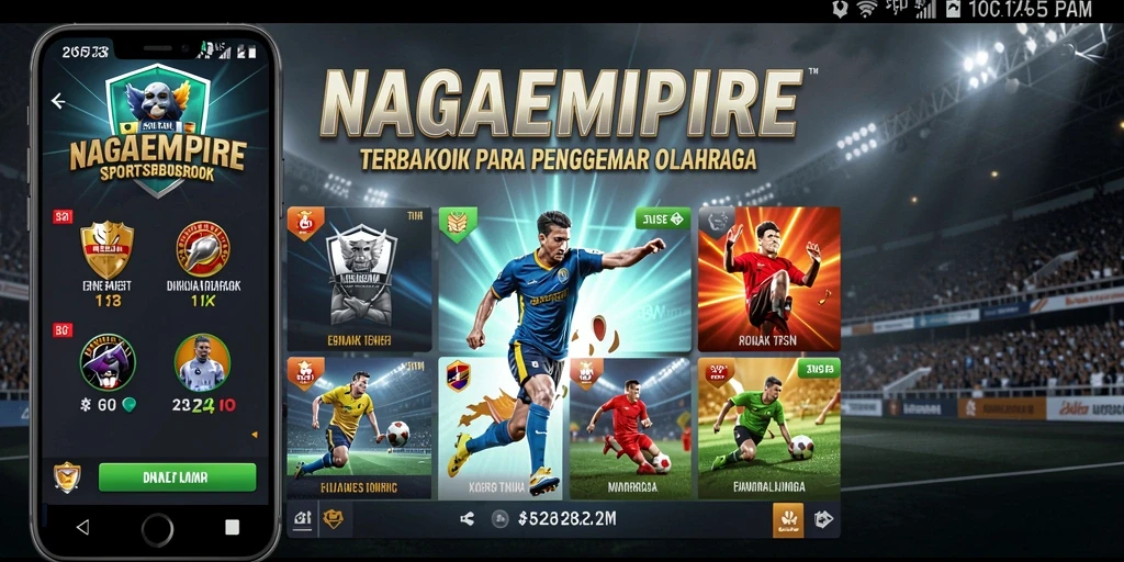 Screenshot gameplay NAGAEMPIRE menunjukkan fitur taruhan yang fantastis.