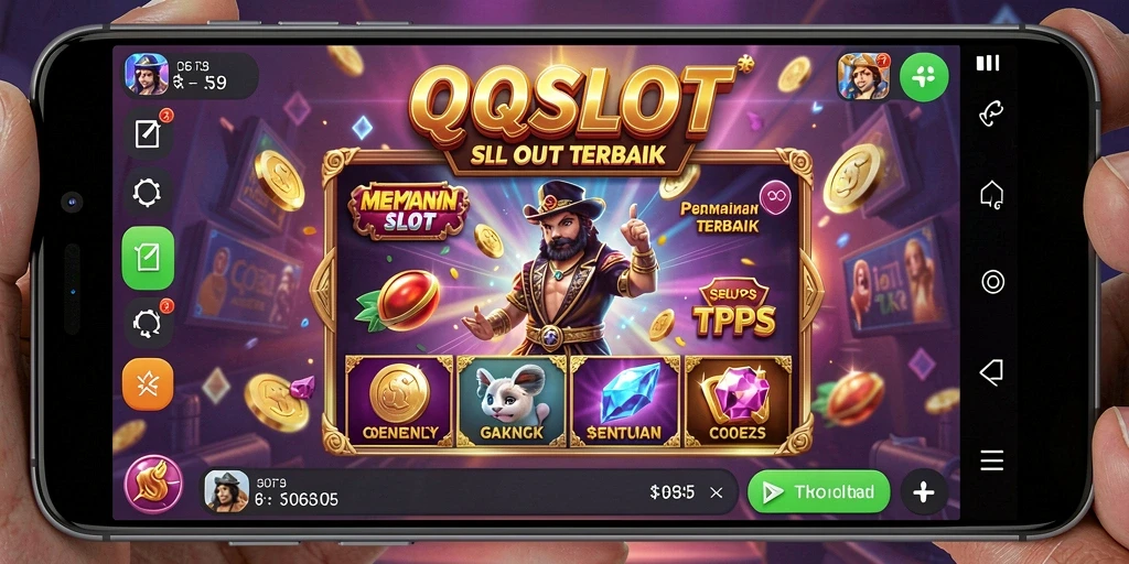 Screenshot QQSLOT menampilkan gameplay seru dengan elemen TPS.