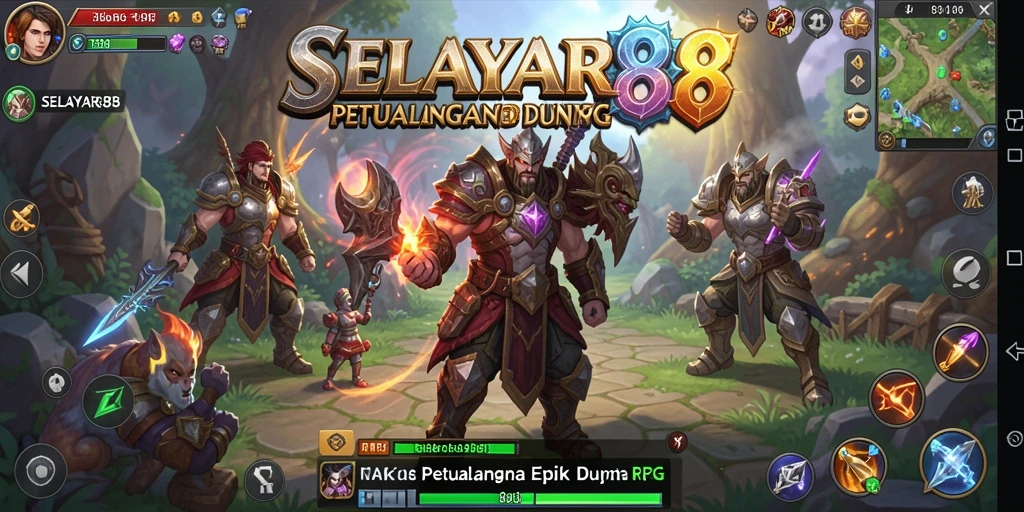 Tampilan gameplay SELAYAR88 yang menarik dan penuh aksi RPG.