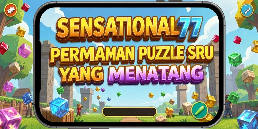 Screenshot gameplay SENSATIONAL77 menampilkan tantangan puzzle yang mendebarkan.