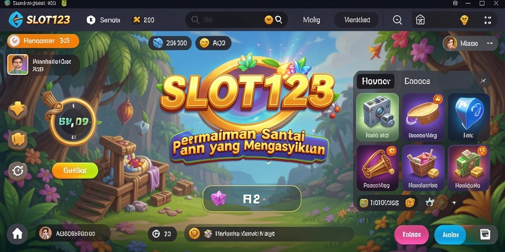 Tampilan menarik dari gameplay <strong>SLOT123</strong> yang penuh warna dan menyenangkan.