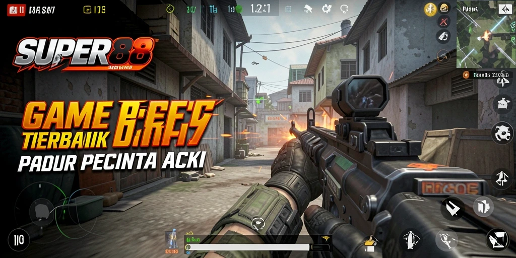 Gameplay intens dari SUPER88 dengan aksi mendebarkan.