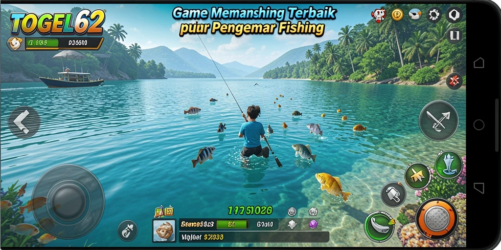 Gameplay menarik TOGEL62 dengan pengalaman memancing yang mendalam.