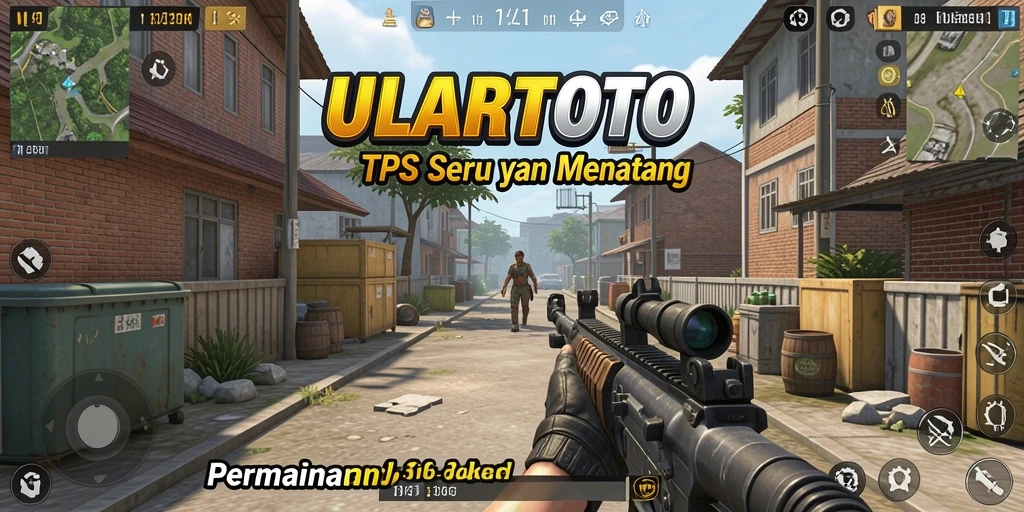 Tangkapan layar ULARTOTO menampilkan pertarungan seru dalam TPS.